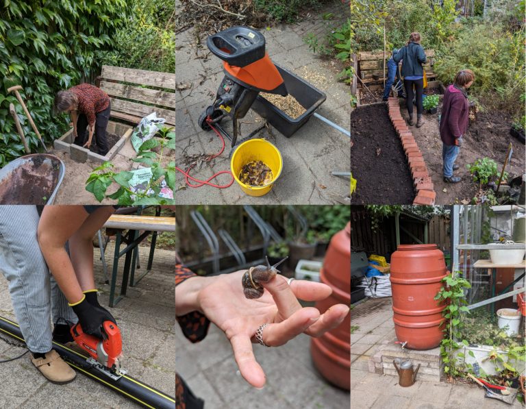 Meewerkdag in de tuin van MidWest (november 2025)
