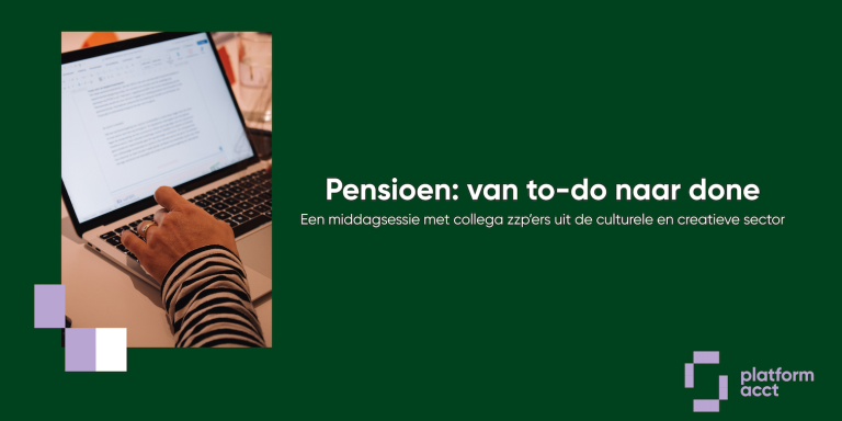 Sparen voor later, pensioensessie voor zzp’ers